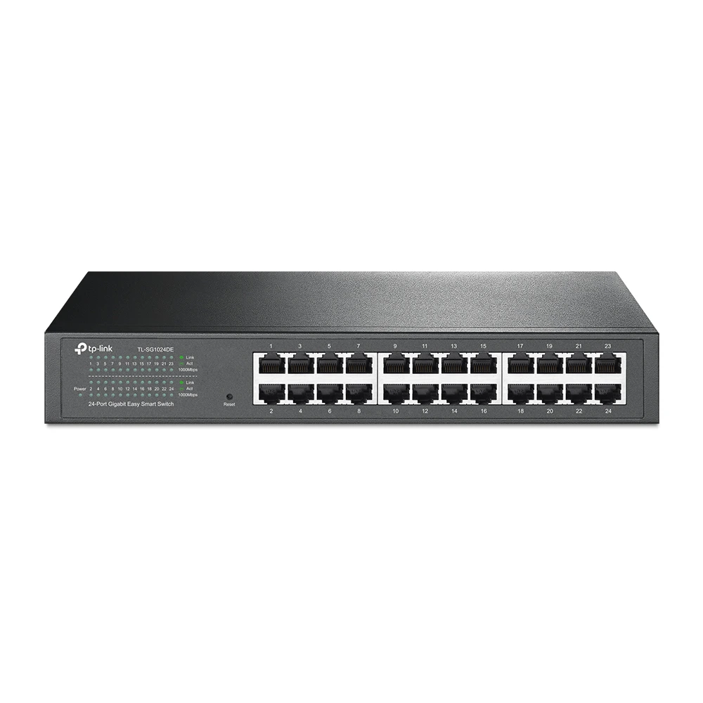 TP-Link Desktop LAN Switch 24 Port Easy Smart Gigabit Switch Rack Mount TL-SG1024DE view 2